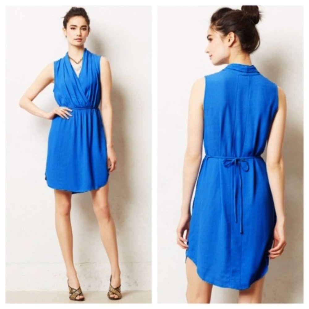 Anthropologie Maeve Liban Shawl Sleeveless Dress size L